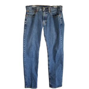 Levis 559 Mens‎ Jeans 34X34 Actual (34x33) Blue Denim Straight Cotton Elastane